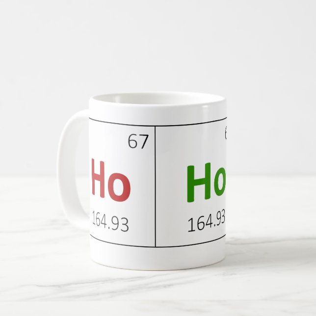 Caneca De Café Ho Ho Ho Ho Holiday (Frente Esquerda)