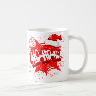 Caneca De Café Ho Ho Ho papais noeis atraentes engraçados rindo b