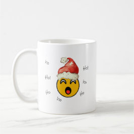 Caneca De Café Ho Ho Ho smiley santa
