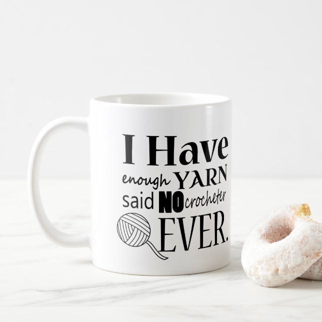 Caneca De Café Hoarder do fio do Crochet • Artesanatos (Com Donut)