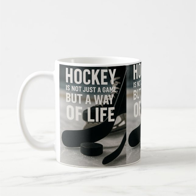 Caneca De Café Hockey a way of life! (Esquerda)