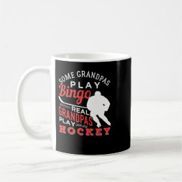 Caneca De Café Hockey Cool Hockey Playing Grandpa 367 player