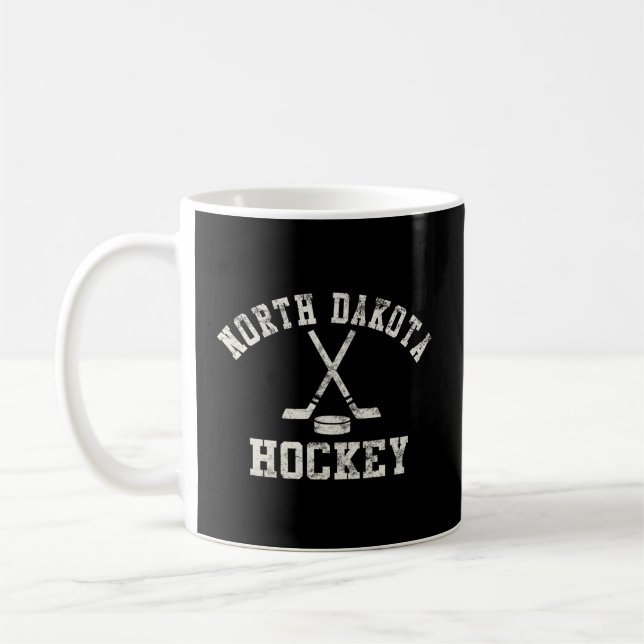 Caneca De Café Hockey da Dakota do Norte (Esquerda)