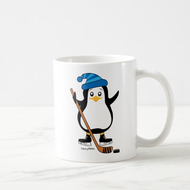 Caneca De Café Hockey Penguin Mug (Direita)