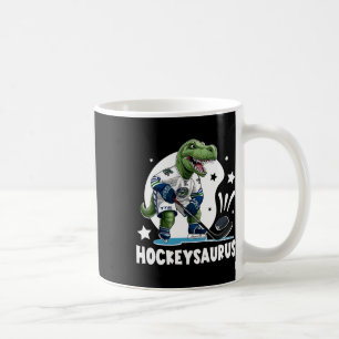 Caneca De Café Hockeysaurus Dinossauro Engraçado Hockey Crianças 