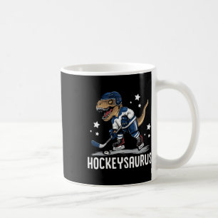 Caneca De Café Hockeysaurus Dinossauro Engraçado Hockey Crianças 