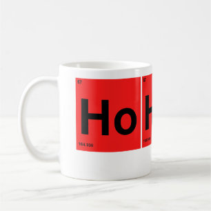 Caneca De Café HoHo Natal Mesa periódica de elementos