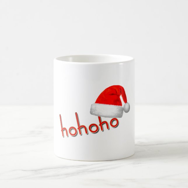 Caneca De Café HoHo natalino Chapéu Vermelho Simples (Centro)