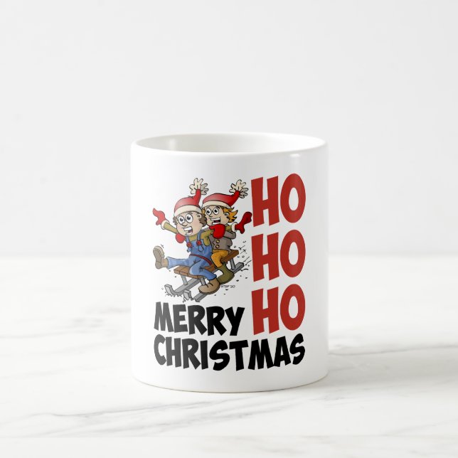 Caneca De Café Hohoho Merry Christmas. (Centro)