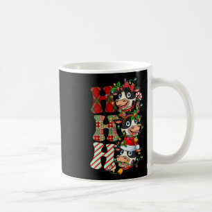 Caneca De Café Hohoho Vaca Papai Noel Hat Reindeer Feliz Christm