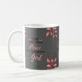Caneca De Café Hoje escolherei a paz que vem de Deus