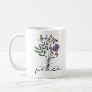 Caneca De Café Hoje Escolho Paz
