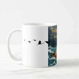 Caneca De Café Hoje, eu elogio Deus na Tempestade