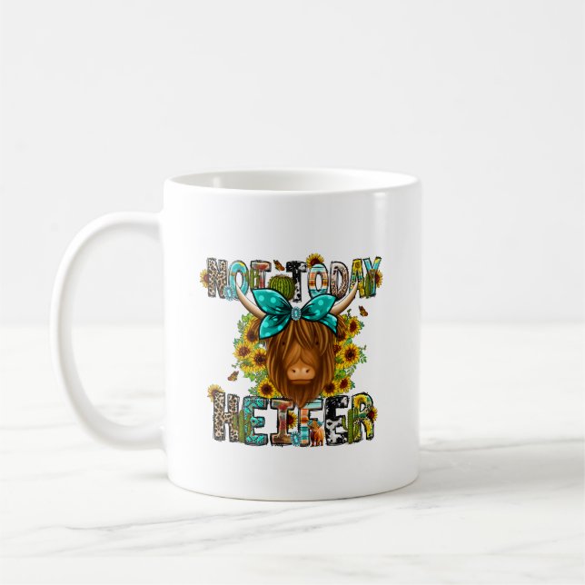 Caneca De Café Hoje, Heifer Cow Mug (Esquerda)