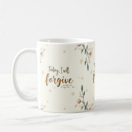 Caneca De Café Hoje, perdoarei como Cristo me perdoa.