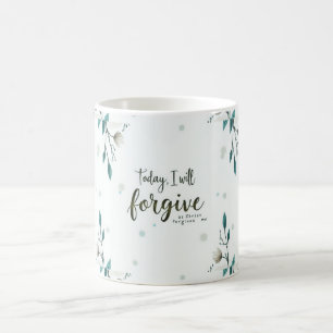 Caneca De Café Hoje, perdoarei como Cristo me perdoa.