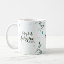 Caneca De Café Hoje, perdoarei como Cristo me perdoa.