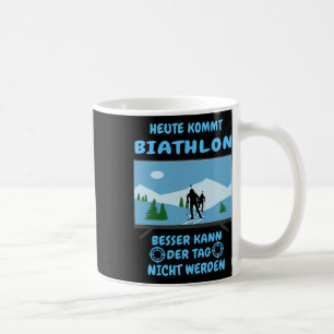 Caneca De Café Hoje vem Biathlon Winter Sports Ski Biathlett S