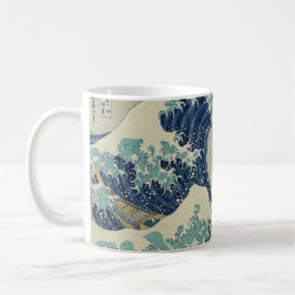 Caneca De Café Hokusai é a onda de Excelentes de Kanagawa