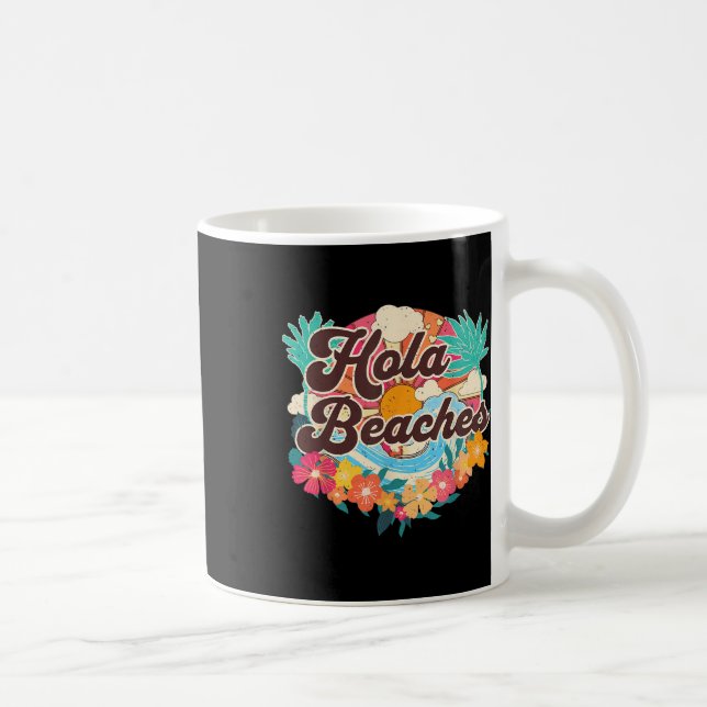 Caneca De Café Hola praia Engraçada Mães Familiares de Férias de  (Direita)