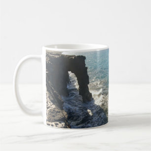 Caneca De Café Holei Sea Arch Hawaii Vulcões National Park Mug