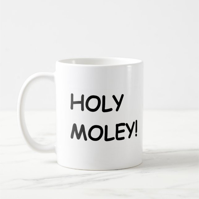 caneca de café holey moley (Esquerda)
