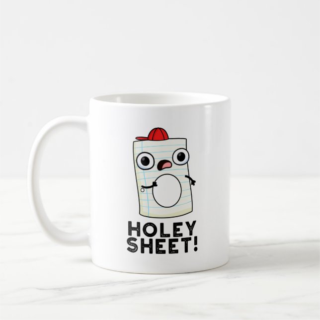 Caneca De Café Holey Sheet Funny Paper Pun (Esquerda)