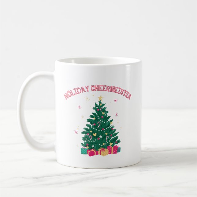Caneca De Café HOLIDAY CHEERMEISTER A Árvore de Natal Grpolegadas (Esquerda)