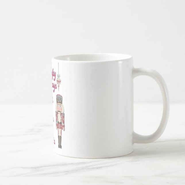 Caneca De Café Holiday Nutcracker deixa Loucos irem (Direita)
