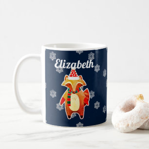 Caneca De Café Holiday Raccoon