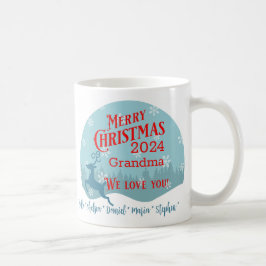 Caneca De Café Holiday Reindeer Personalizado Mug