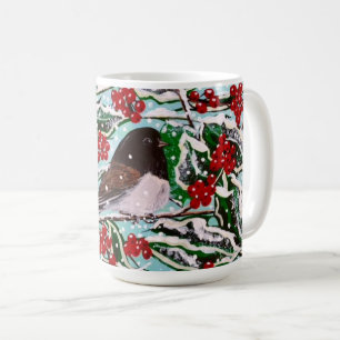 Caneca De Café Holly Berry Junco Cup
