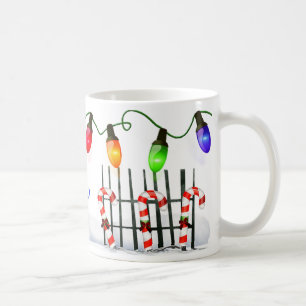 Caneca De Café Holly Jolly Snowman PERSONALIZADA