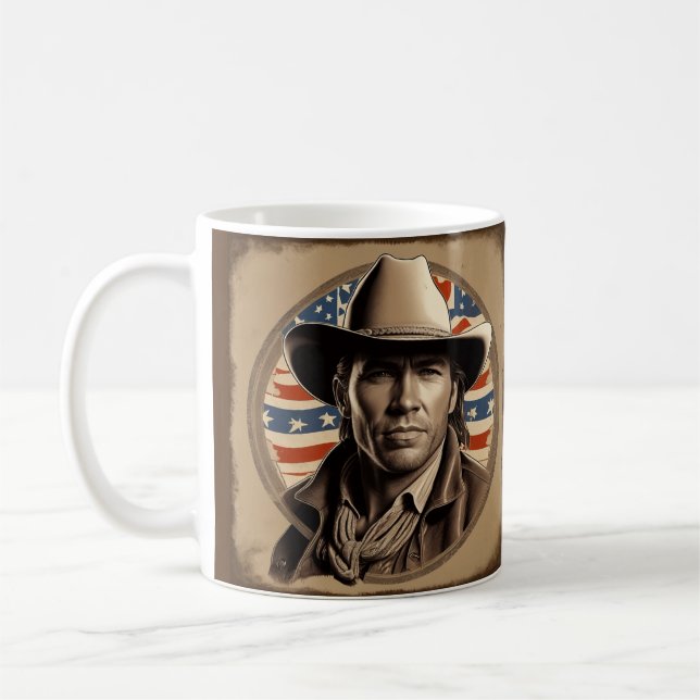 Caneca De Café Hollywood Style Cowboy (Esquerda)
