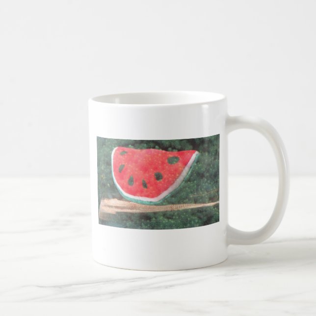 Caneca De Café Holograma de melancia (Direita)