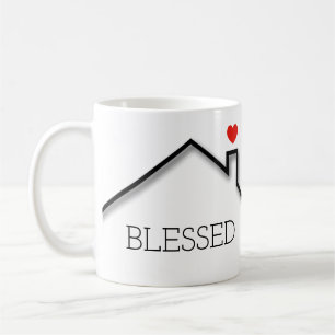 Caneca De Café Home Abençoado