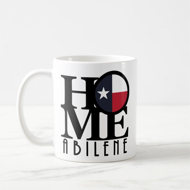 Caneca De Café HOME Abilene, Texas 11oz (Esquerda)