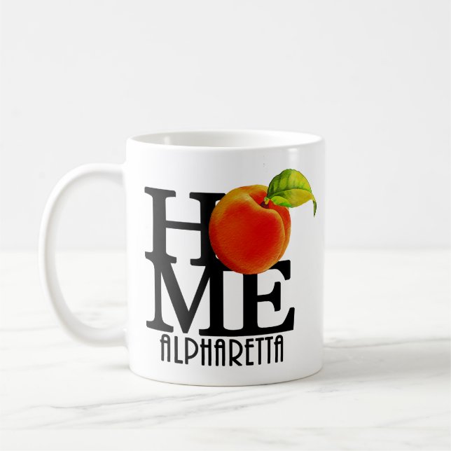Caneca De Café HOME Alpharetta Georgia 11oz (Esquerda)