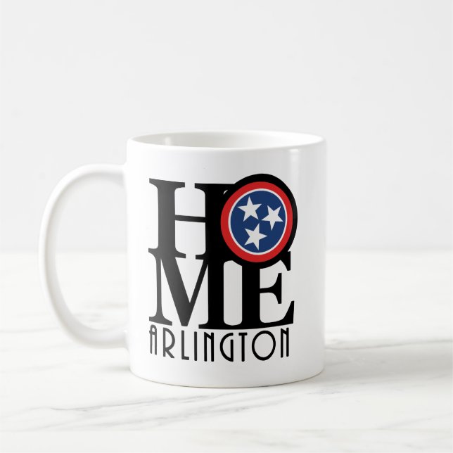 Caneca De Café HOME Arlington TN 11oz (Esquerda)
