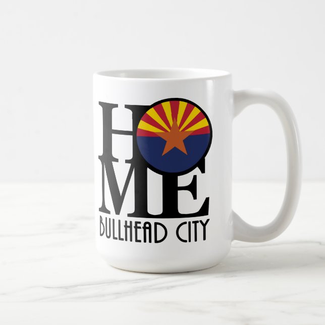 Caneca De Café HOME Bullhead City 15oz (Direita)
