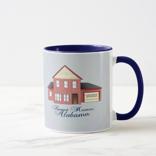Caneca de café Home doce de Alabama (Direita)