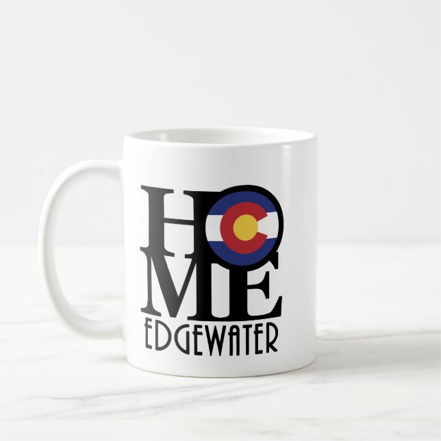 Caneca De Café HOME Edgewater Colorado 11oz (Esquerda)