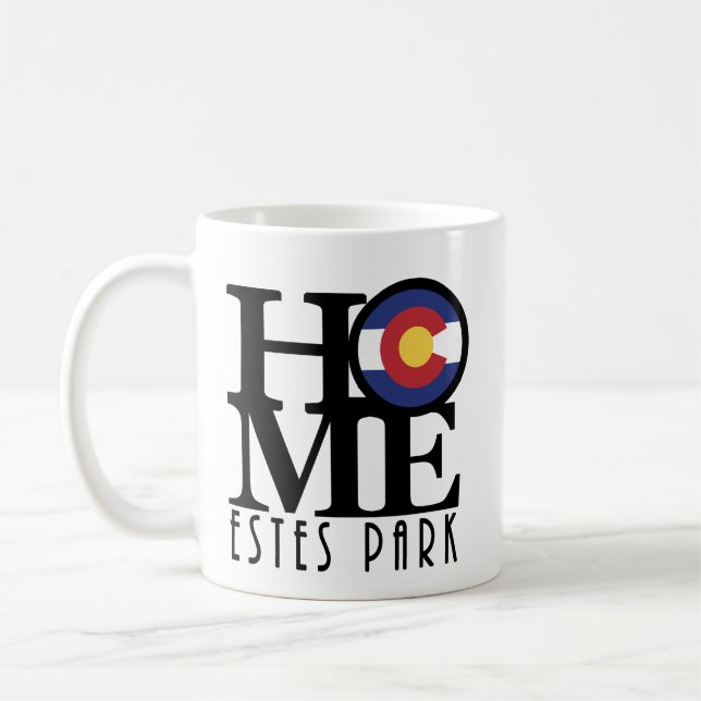 Caneca De Café HOME Estes Park 11oz (Esquerda)