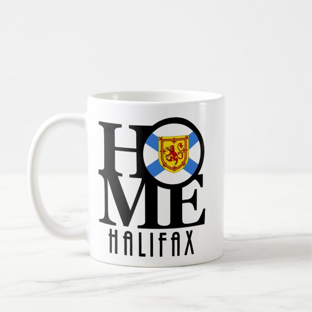 Caneca De Café HOME Halifax Nova Escócia 11oz (Esquerda)