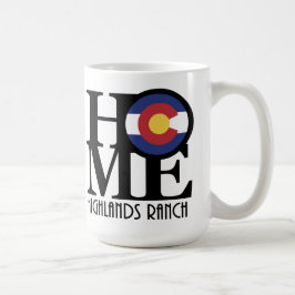 Caneca De Café HOME Highlands Ranch Colorado 15oz