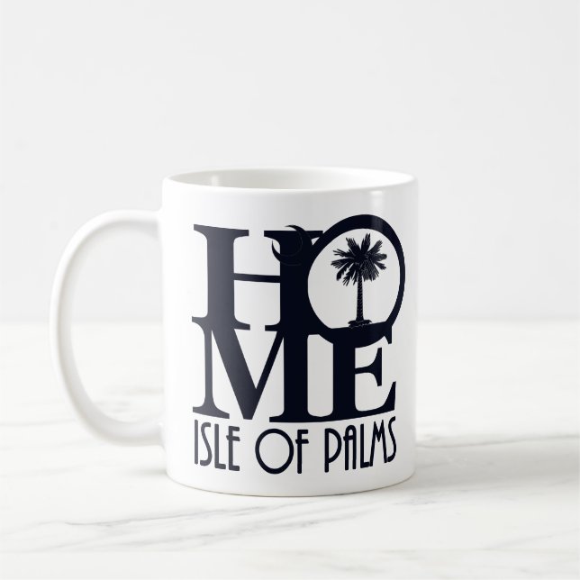 Caneca De Café HOME Isle of Palms SC 11oz (Esquerda)