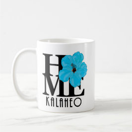 Caneca De Café HOME Kalaheo Blue Hibiscus 11oz