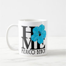HOME Mexico Beach Blue Hibiscus 11oz