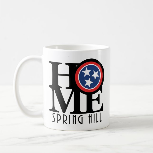 Caneca De Café HOME Primavera Hill Tennessee 11oz (Esquerda)