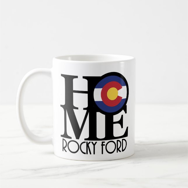 Caneca De Café HOME Rocky Ford Colorado 11oz (Esquerda)